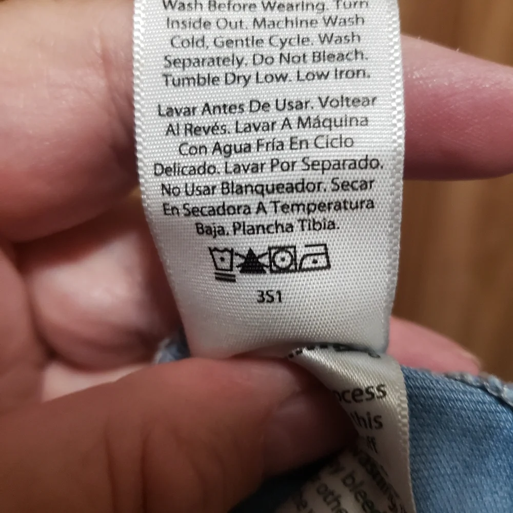 Time and Tru Women Jeggings Stretch Capri High Rise Light denim Medium - Picture 5 of 5